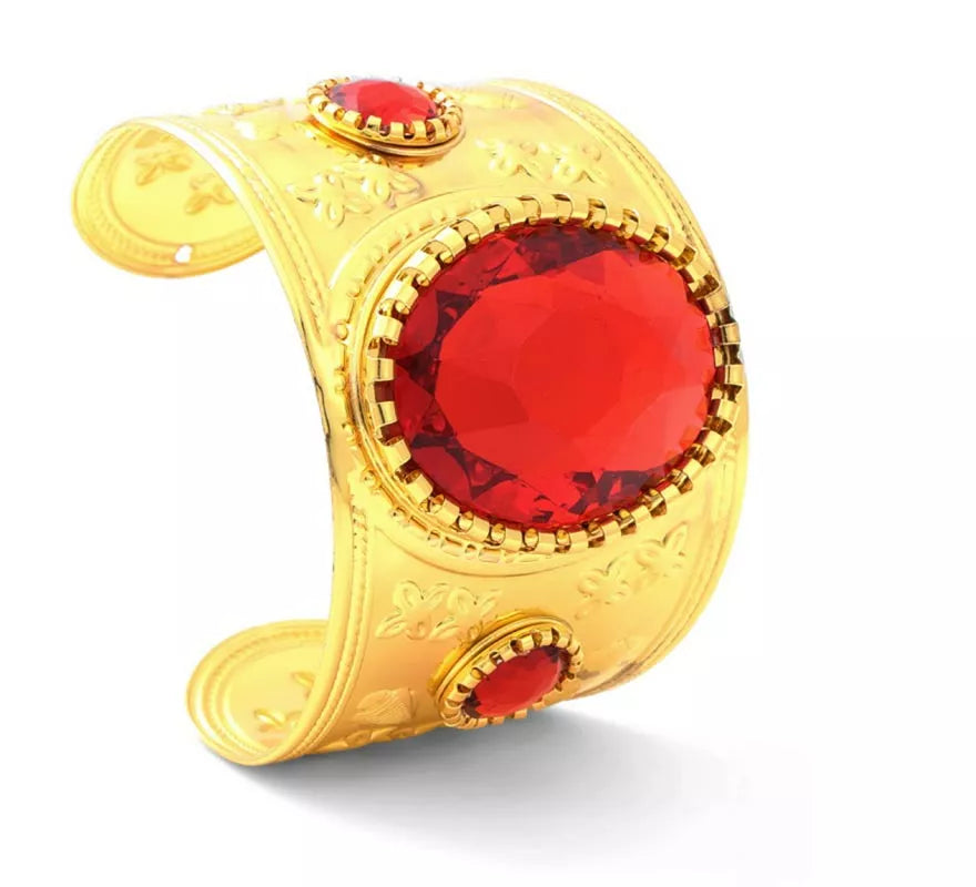 Brazalete Romano con Piedra roja