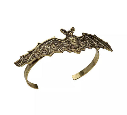 Brazalete Murciélago Dorado Envejecido