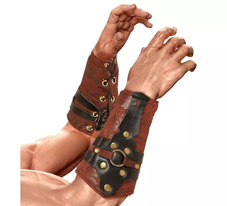 Brazaletes Semipiel de Griego o Romanos adulto
