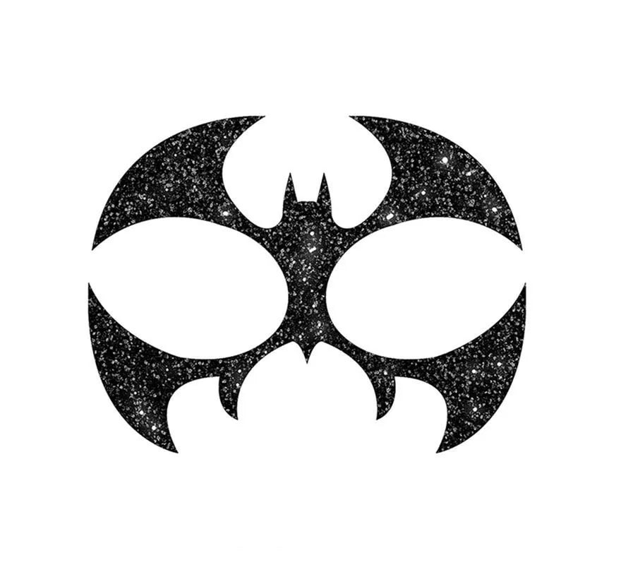 Brillantina Facial Bat de 20x20 cm