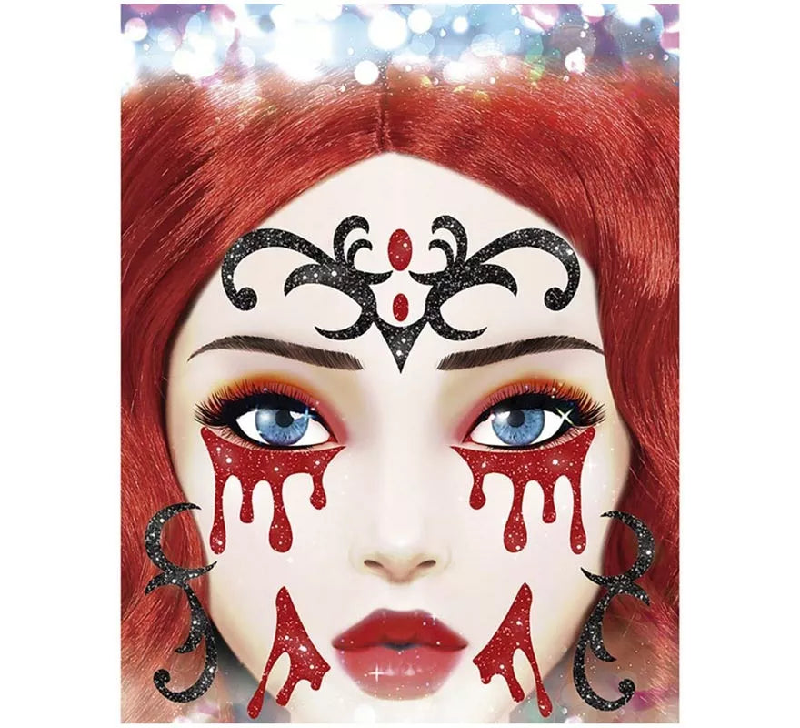 Brillantina Facial de Vampiro de 20x20 cm