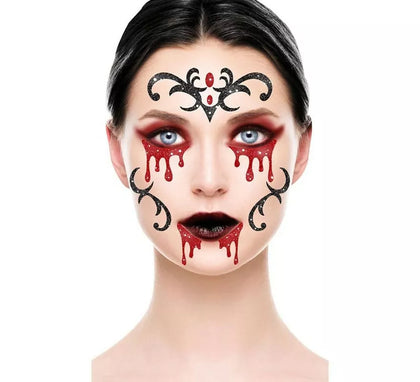 Brillantina Facial de Vampiro de 20x20 cm