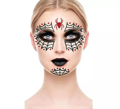 Brillantina Facial Spiderweb de 20x20 cm