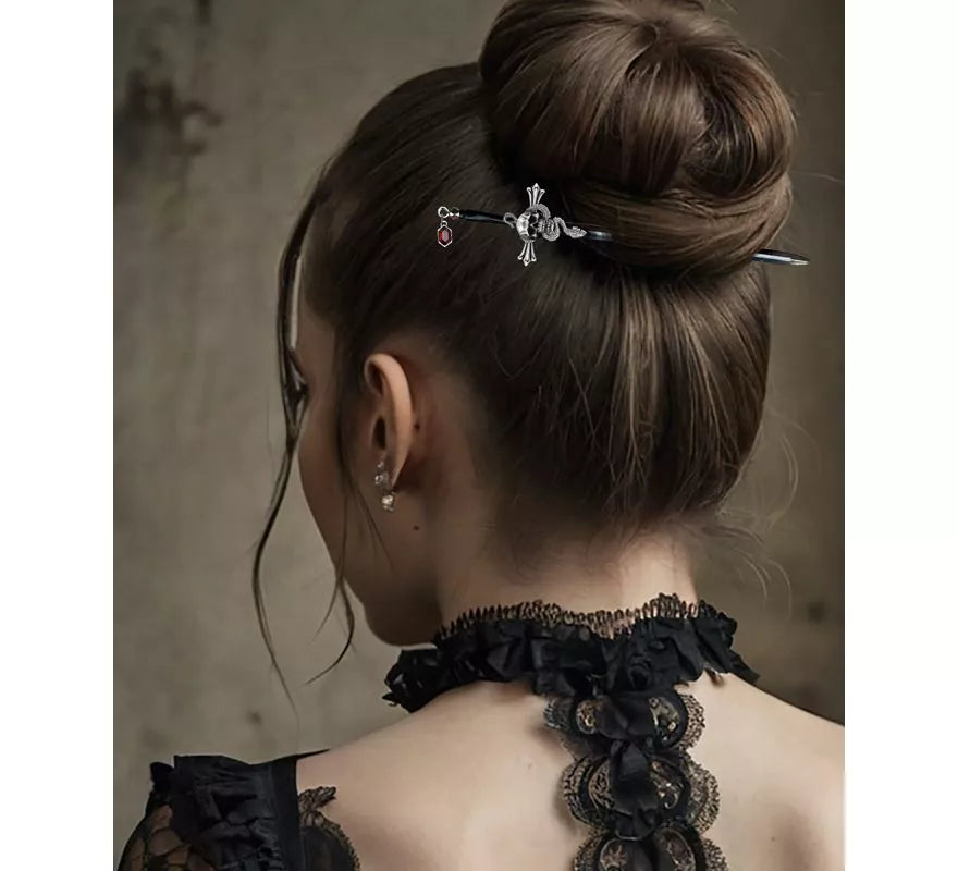 Broche de Gótico para el Pelo de 19 cm