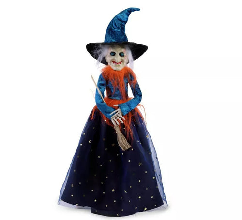 Bruja azul deluxe decorativa de 46 cm