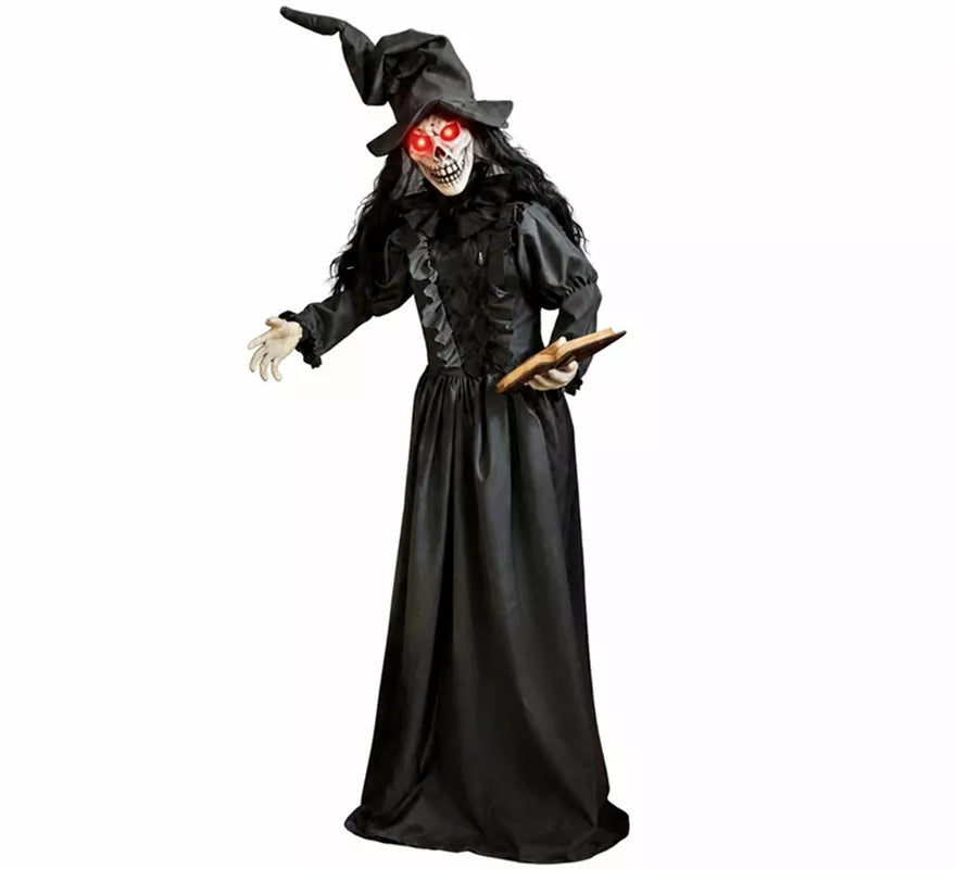 Translation missing: en.Bruja Esqueleto con Movimiento y Sensor de 180 cm