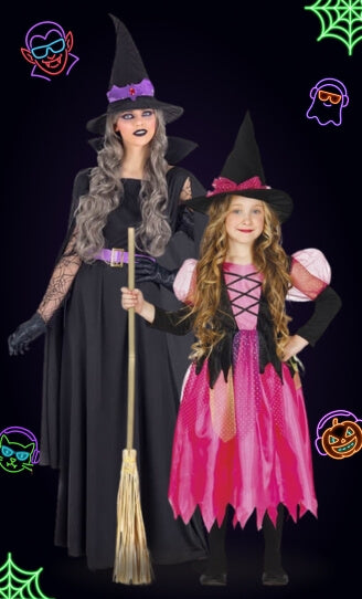 Witch and wizard costumes