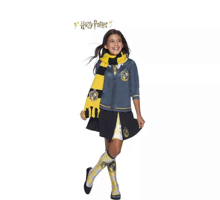 Bufanda de Hufflepuff Harry Potter Deluxe para niños