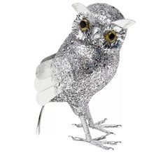 18.5 cm Glitter Owl in various colors
