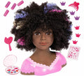 Busto Charlene Peinado y Maquillaje Súper Modelo Rizado