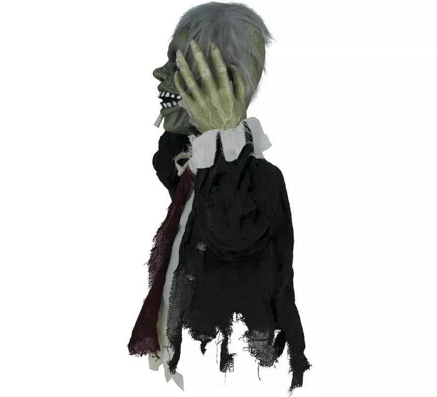 Translation missing: en.Busto de Zombie con Luz de Sonido y Movimiento de 55 cm