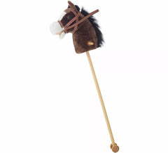 95 cm Wooden Horse with Wheel and Sound