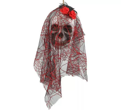 Cabeza Colgante del Día de los Muertos 15x30 cm
