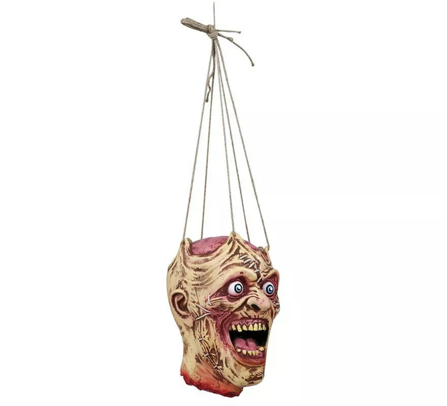 Translation missing: en.Cabeza Zombie Colgante de látex de 28 cm