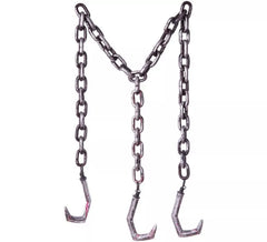Chain with Butcher Hooks of 180x55x5 cm