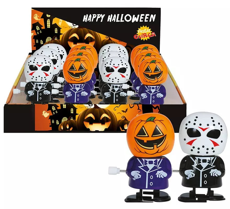 Translation missing: en.Caja 12 Muñecos Surtidos de Halloween a Cuerda 6 cm