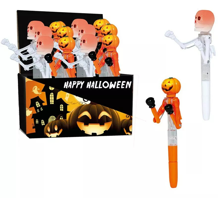 Translation missing: en.Caja 24 Bolígrafos Halloween Boxeo con Luz 18 cm