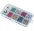 Caja de 1100 Piezas para Pulseras de Navidad