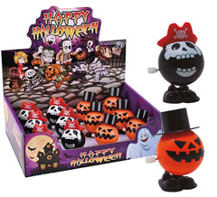 Box of 12 Assorted Wind-up Walking Figures of 7 cm