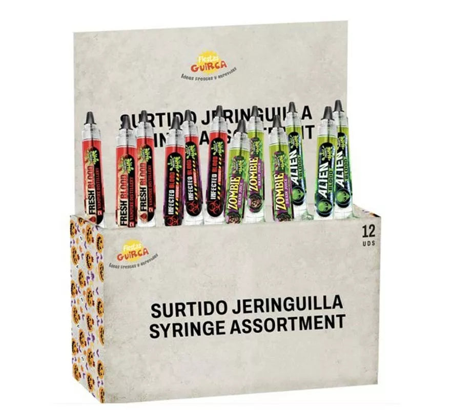 Caja de 12 Jeringuillas Sangre