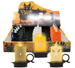 Box of 12 Assorted Candles with Light of 7X8 cm