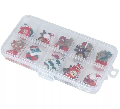 Caja de 20 Piezas para Pulseras Navidad