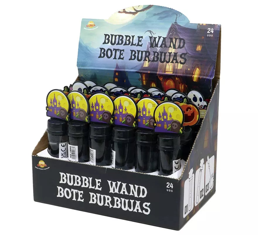 Bote de Burbujas Halloween de 14 cm modelos surtidos