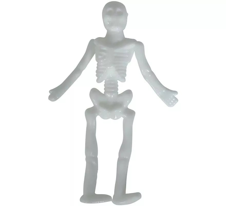 Caja de 24 Esqueletos Elásticos de 10 cm