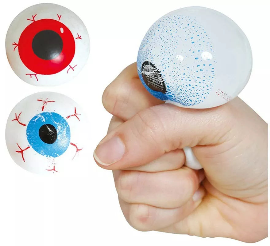 Caja de 24 Ojos de Goma 6 cm