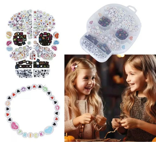 Caja de 270 Piezas Calavera para Pulseras
