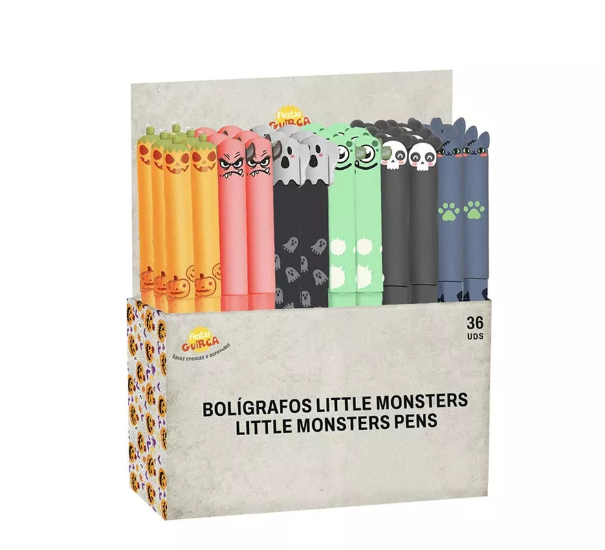 Caja de 36 Bolígrafos Little Monsters