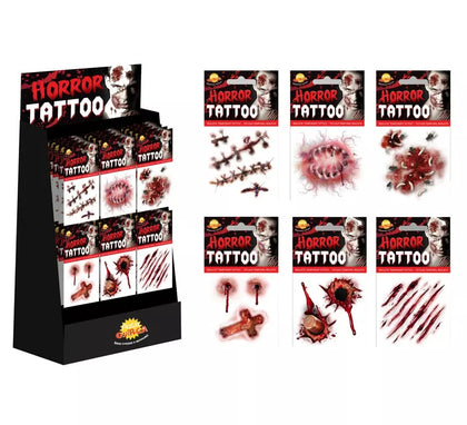 Caja de 48 Tatuajes Surtidos