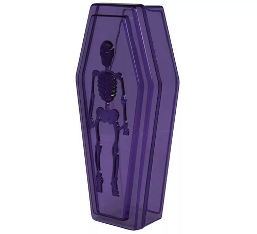 Caja de Féretro lila de 19x9 cm