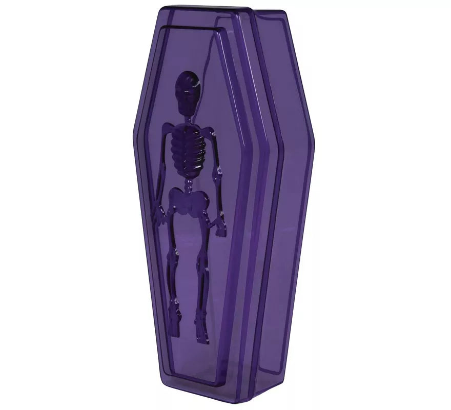 Caja de Féretro lila de 19x9 cm