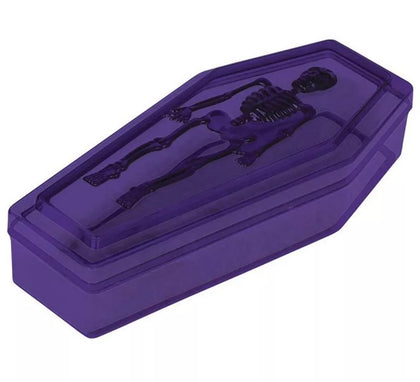 Caja de Féretro lila de 19x9 cm