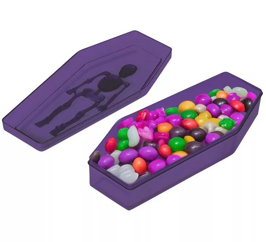Caja de Féretro lila de 19x9 cm