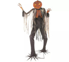 Burning Pumpkin with Moving Limbs
