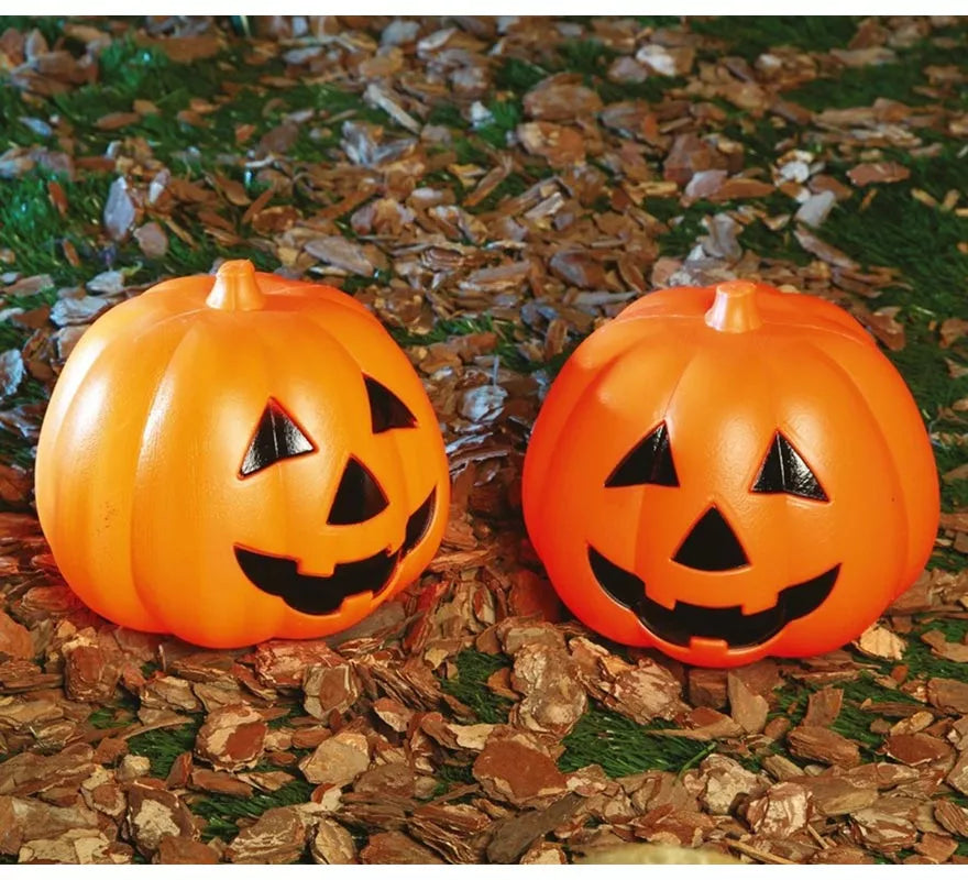 Calabaza con luz 15 cm