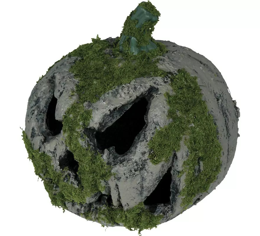 Calabaza con Musgo y Luz de 20 cm