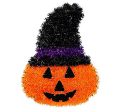 Pumpkin with Tinsel Hat 39x29 cm