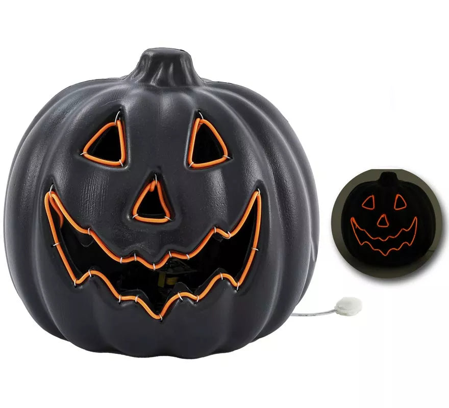 Calabaza con Tira Led 20x20x18 cm