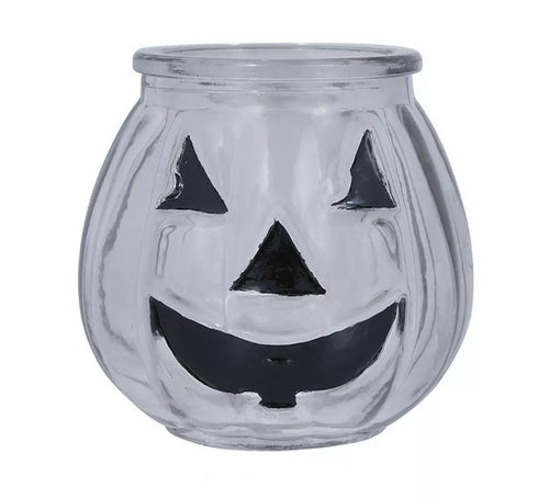 Calabaza de Cristal Transparente para vela
