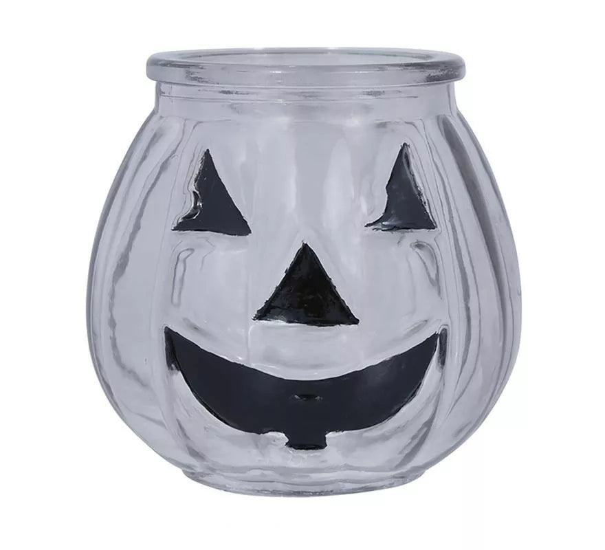Calabaza de Cristal Transparente para vela