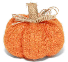 12 cm decorative cotton pumpkin in various colors
