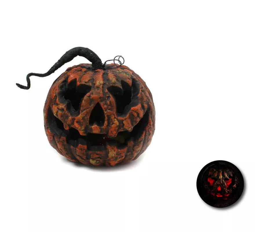 Translation missing: en.Calabaza efecto podrido con luz de 25x23x25 cm