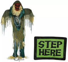 Pumpkin Scarecrow Ghost with Light, Sound and Movement 240 cm