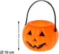 Calabaza Naranja y Negra con Luz 8 cm