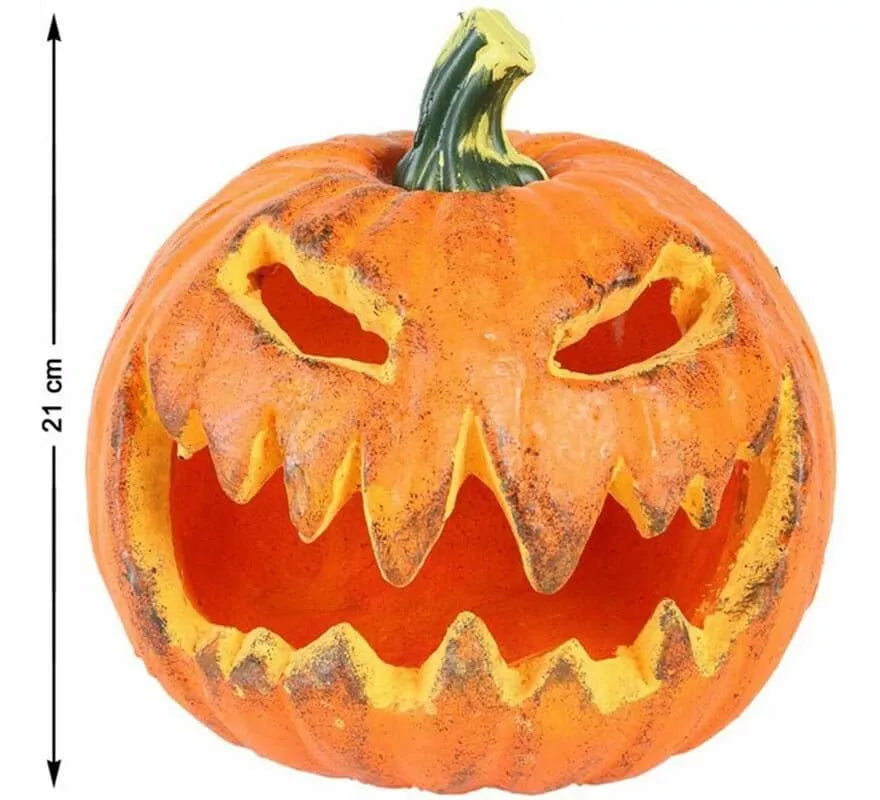 Translation missing: en.Calabaza Sonriente con Luz de 21 cm