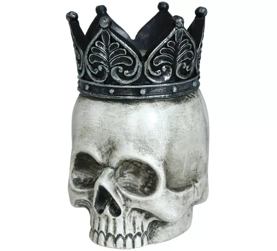 Calavera con Corona 14x11 cm