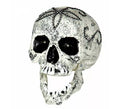 Calavera con diamantes y luz para decoración de 24 cm